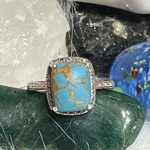 Sterling STS Jewelry Co. Turquoise Ring